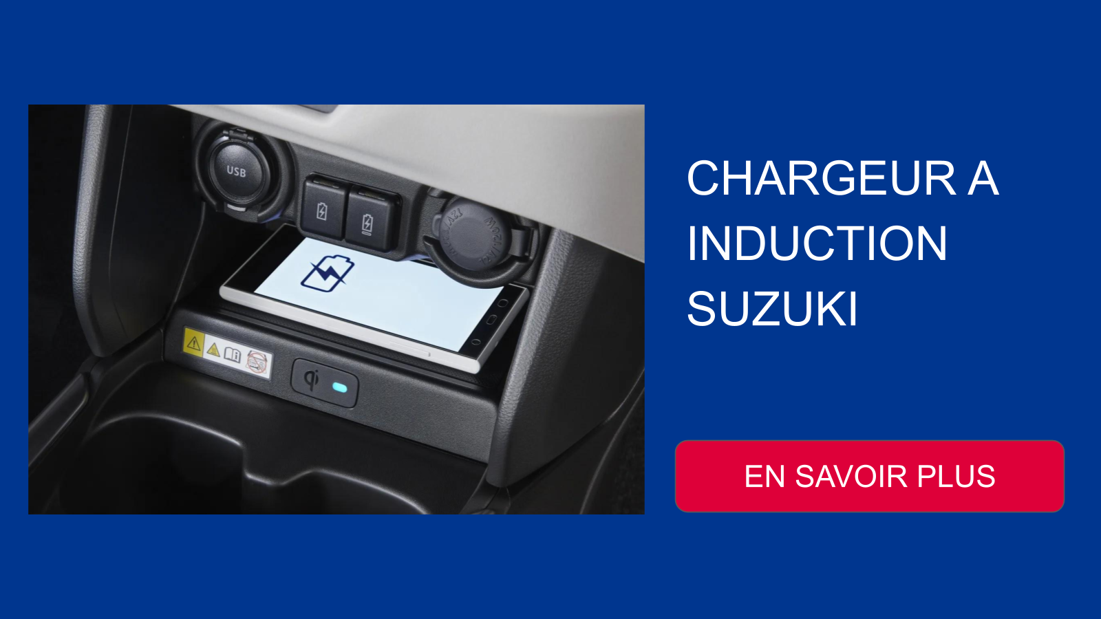 CHARGEUR A INDUCTION SUZUKI